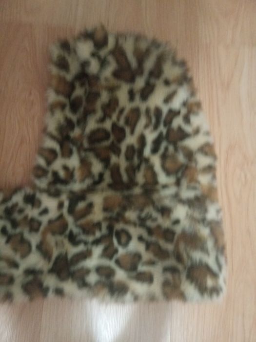 Шапка леопард с ушками для девочек