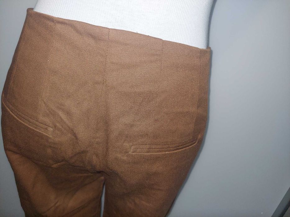 Pantaloni office Zara, maro