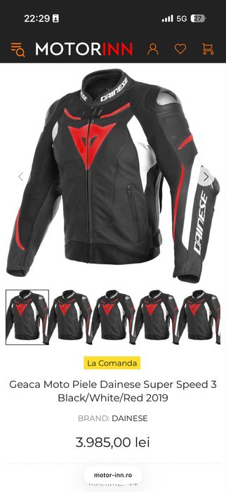 Geaca Dainese super speed marime 48