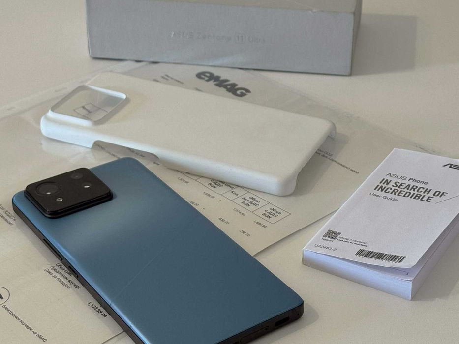 Бартер! Гаранция! Като НОВ! ASUS Zenfone 11 Ultra 256/12GB Blue (Син)