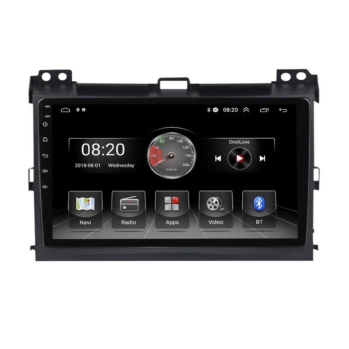 Мултимедия Двоен дин Навигация Toyota Prado Land Cruiser Android Lexus