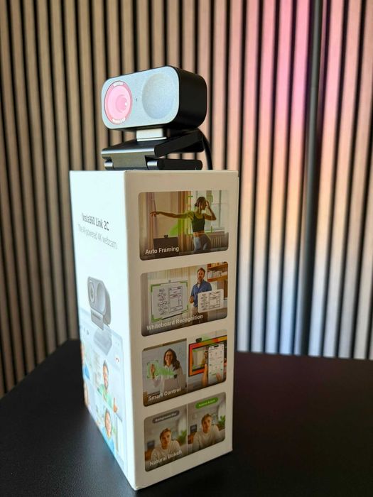 Cameră web Insta360 - Link 2C, 4K -  Webcam Live streaming