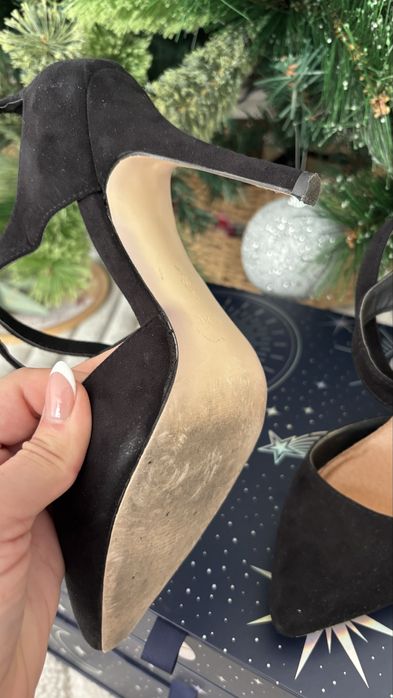 Дамски официални обувки на ток – черни Размер EU 38