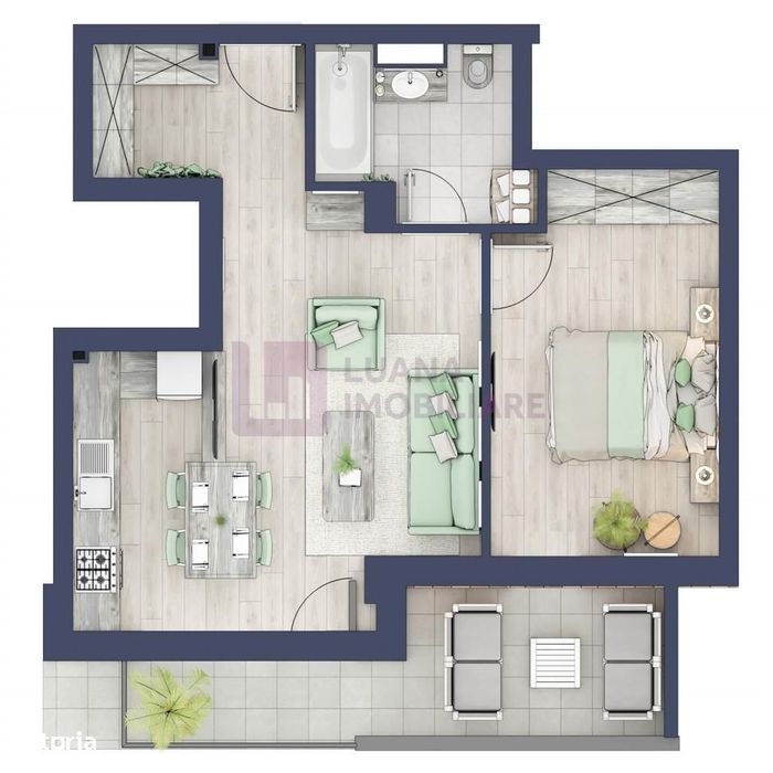 Apartament 2 camere PREMIUM | Turnisor | boxa | lift |