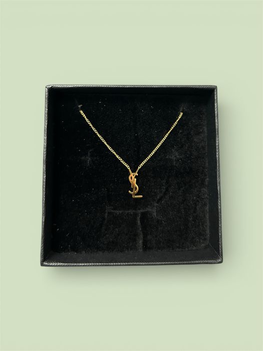 Colier ysl placat cu aur