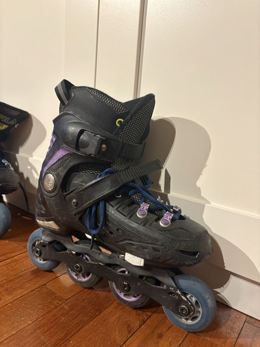 Role Fila NRK Junior Black/Lime F20 marime 36-39