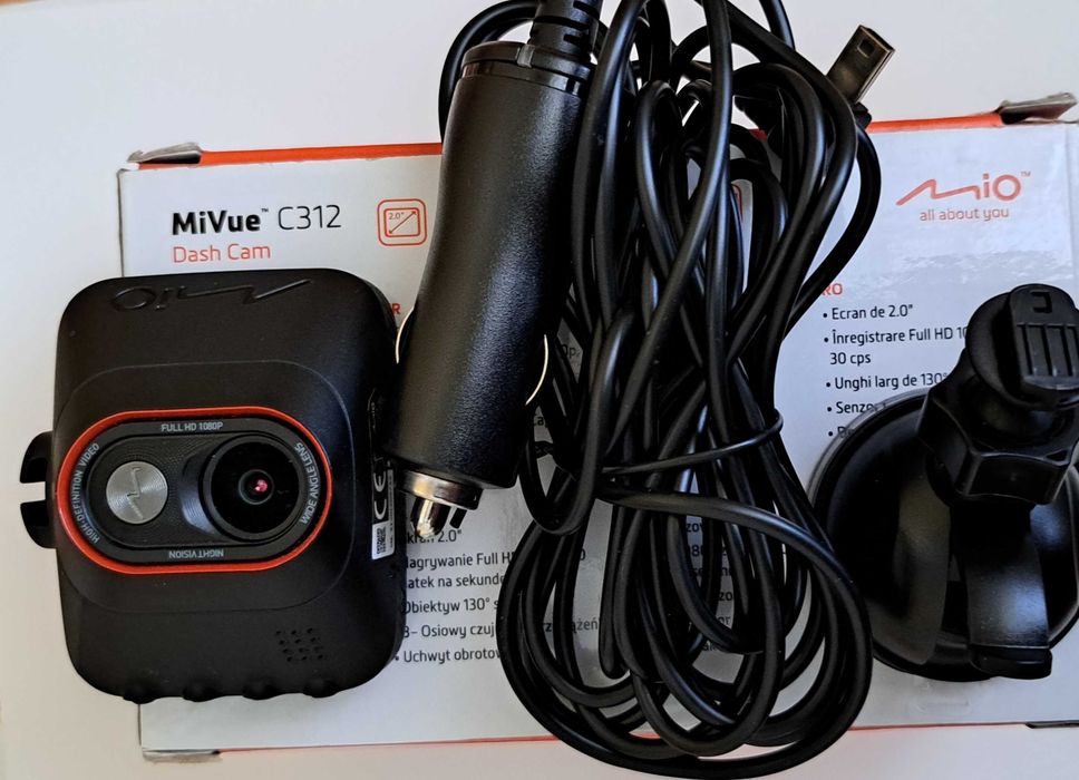 Видеорегистратор MIO MIVUE C312 2.0 ", 1920х1080, 130 °