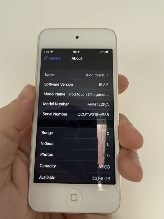 iPod touch 7 32 Gb gold