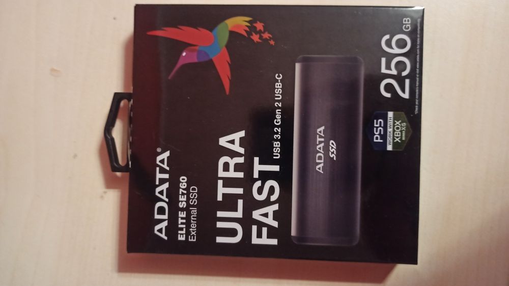 SSD extern De Viteza ADATA Elite SE760 256GB, USB-C, Aluminiu