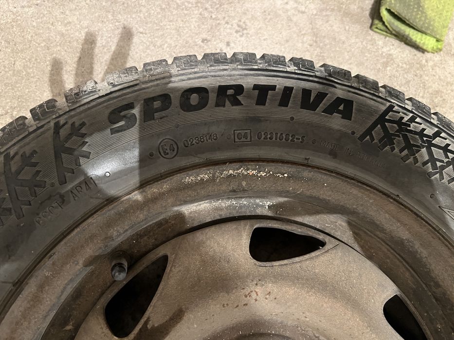 Зимни гуми с джанти 4бр 155/80 R13