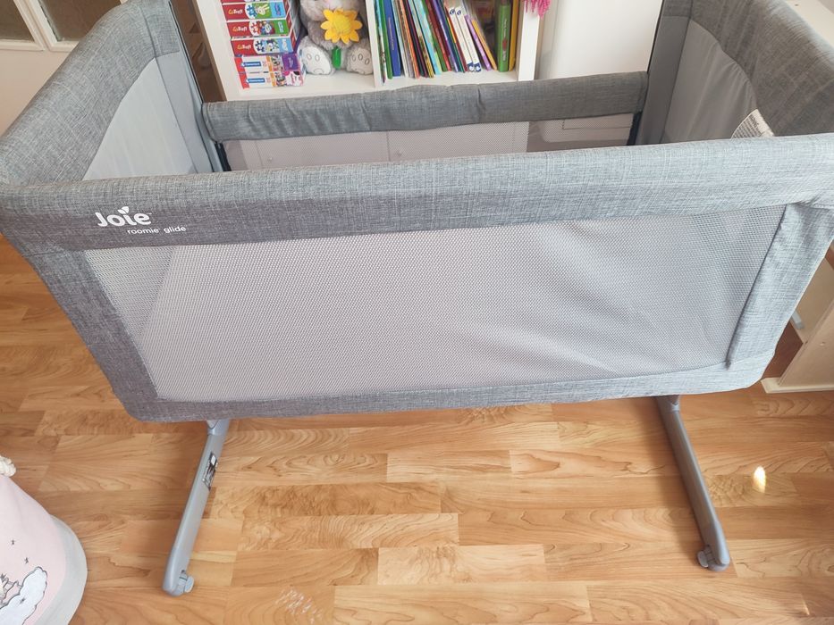 Бебешка кошара Joie Roomie Glide, Foggy  Gray