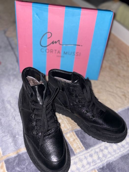 Кожанный ботинок, размер 42