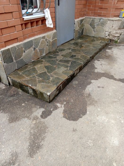 Укладка брусчатки