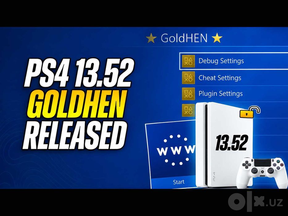 Ps4 vzlom qilish 13.52 gacha