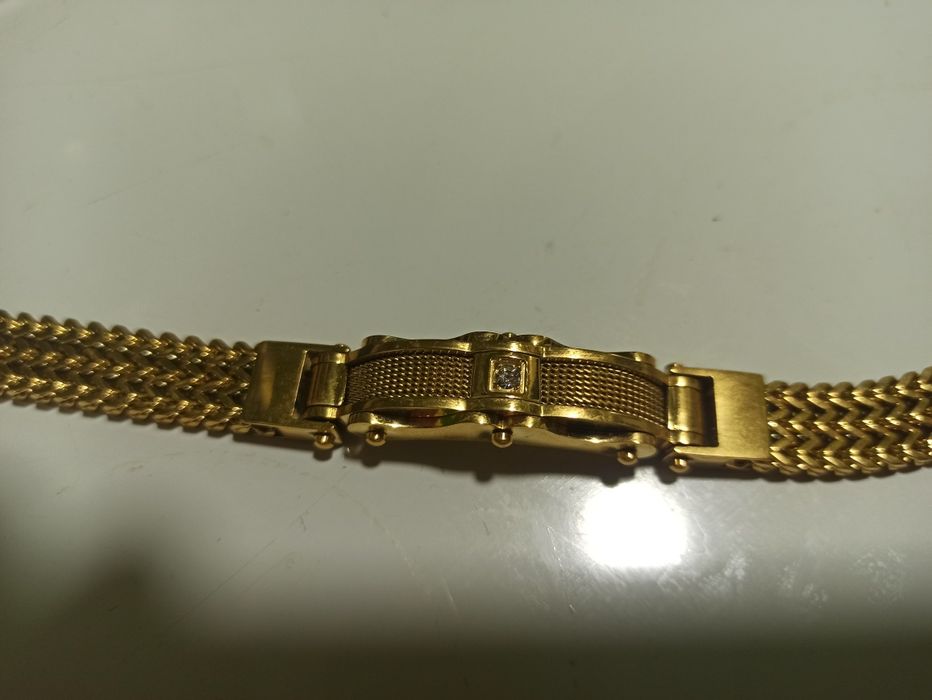 Новый шикарный мужской браслет от давления с цирконием