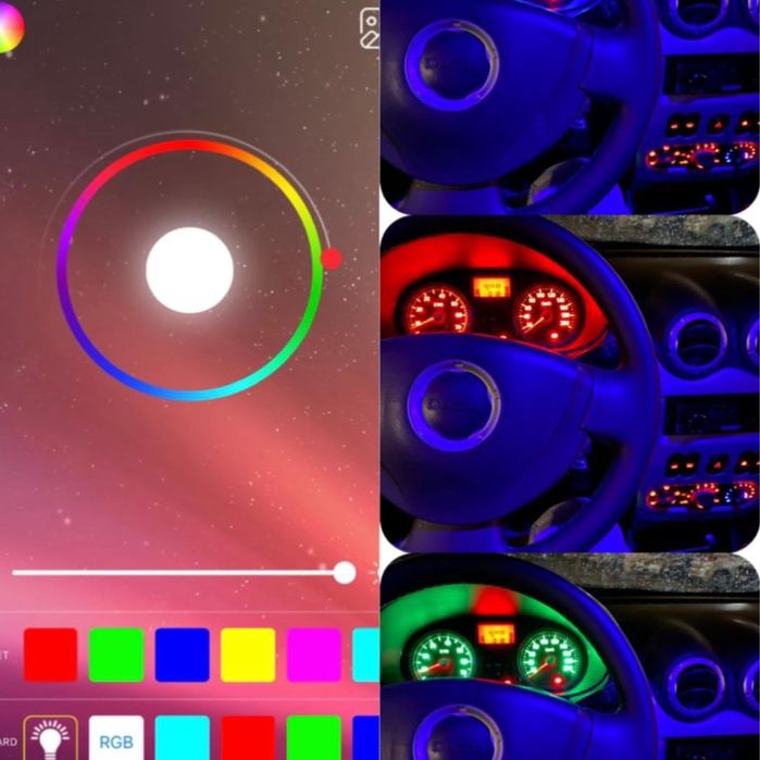 Modificare iluminat Bord valabil pentru orice marca auto