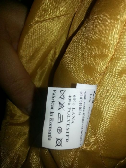 Jacheta matlasata, din lana, LaDonna,noua