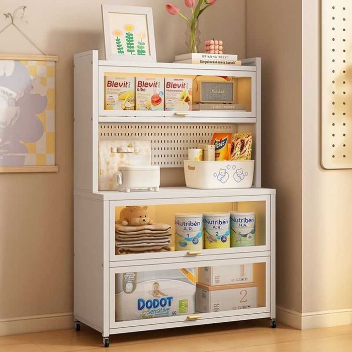 Буфет с прозрачной дверцей/кухонный шкаф для аккуратного хранения