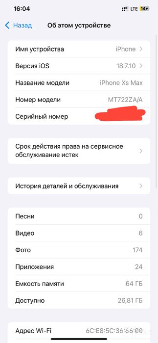 Iphone xs max xolati shu xozir oganga 1mln kami yoq