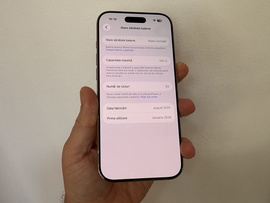 iPhone 17 Air, 1TB, Light Gold, la cutie