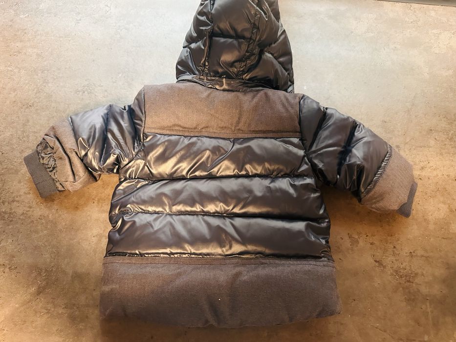 Geaca Chicco cu umplutura de puf de gasca 62-68