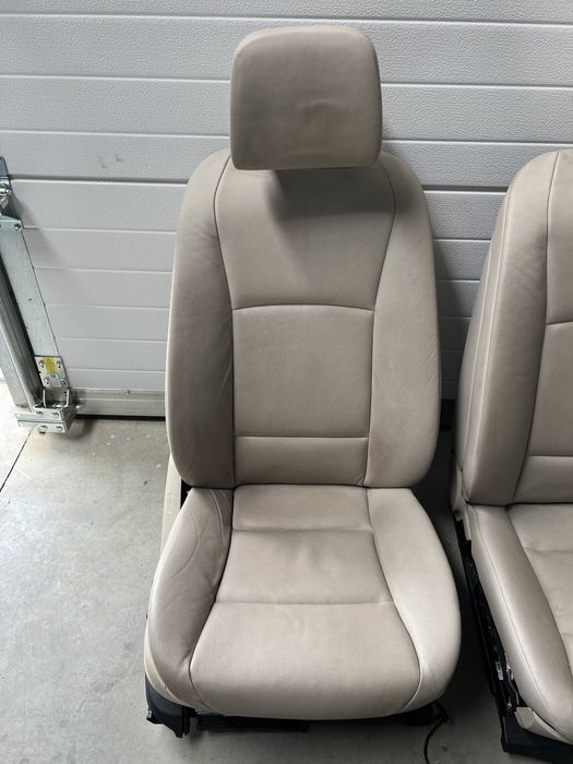 scaune Interior piele crem cu incalzire bmw f10 f11