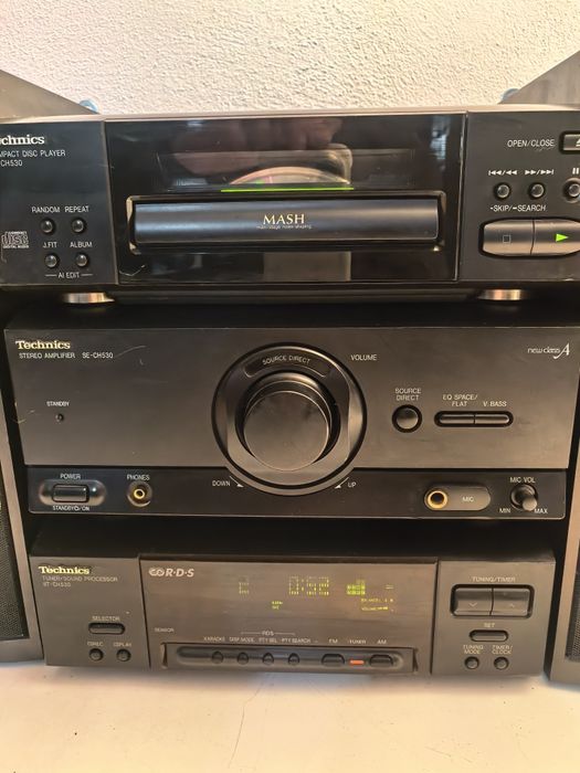 Combina Technics SE SL ST CH530 CD Tuner procesor sunet Boxe Technics SB F5