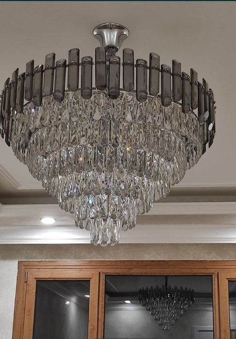 Установка люстра. Сборка и разборка люстры.