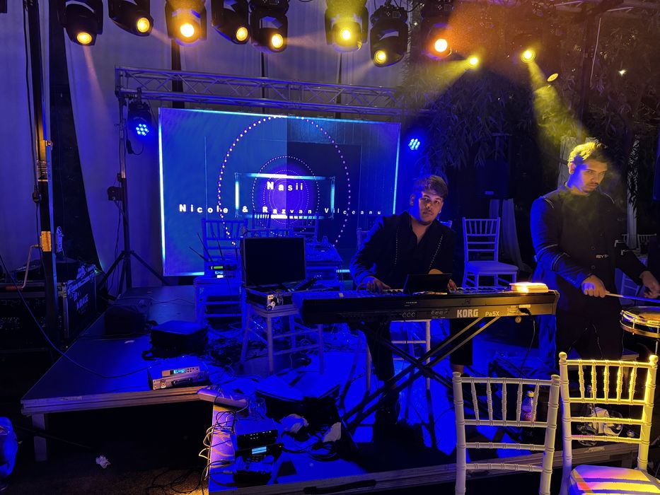 Inchirez scena de lumini si ecrane |baloane cu fum|Fum greu | Ecran |