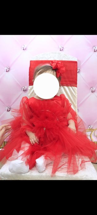 Платье пышное для девочки 1 год