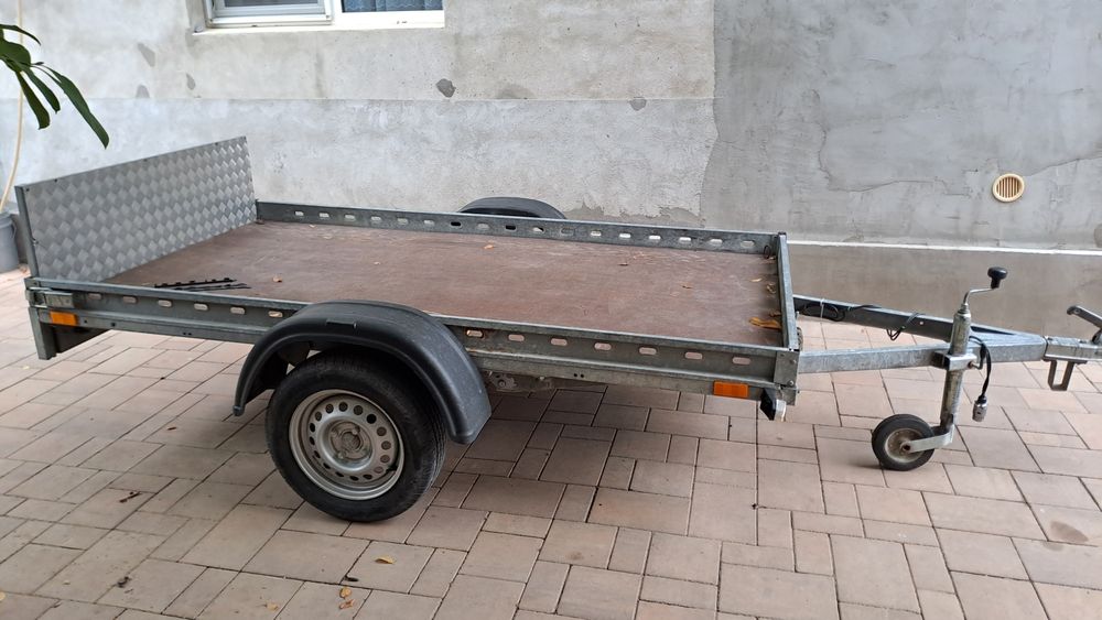 Remorcă ATV basculabilă 2,4x1.25m util