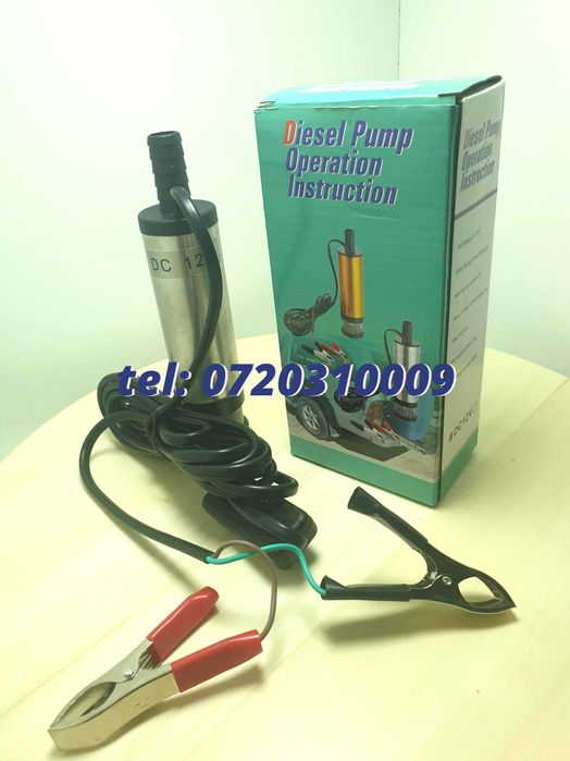 Pompa Electrica Pentru Combustibil 12v Cu Furtun Produs Nou