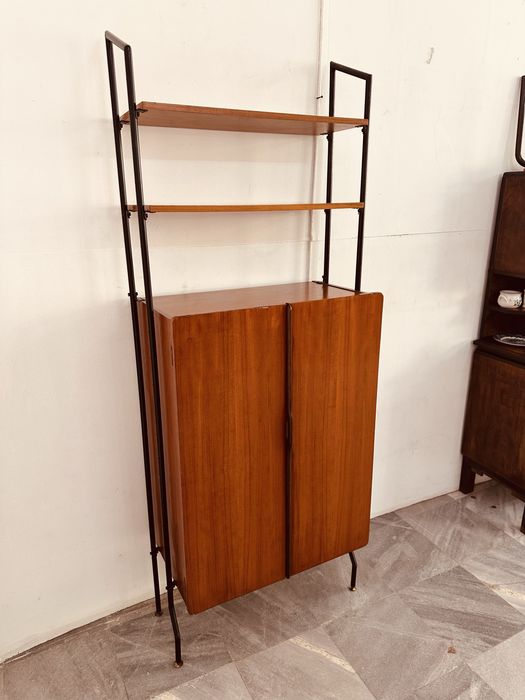 Винтидж италиански шкаф с етажерка – Mid Century (1960-те)