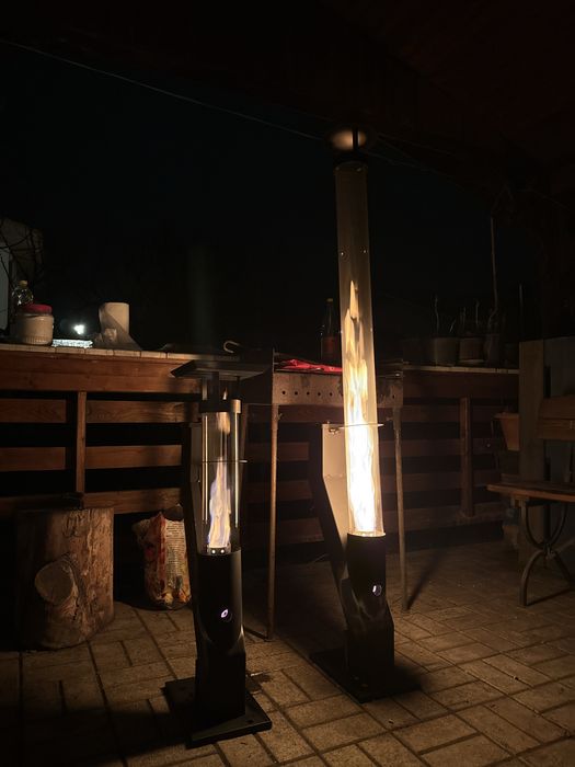 Sobă peleti 180 cm incalzitor terasa balcon premium