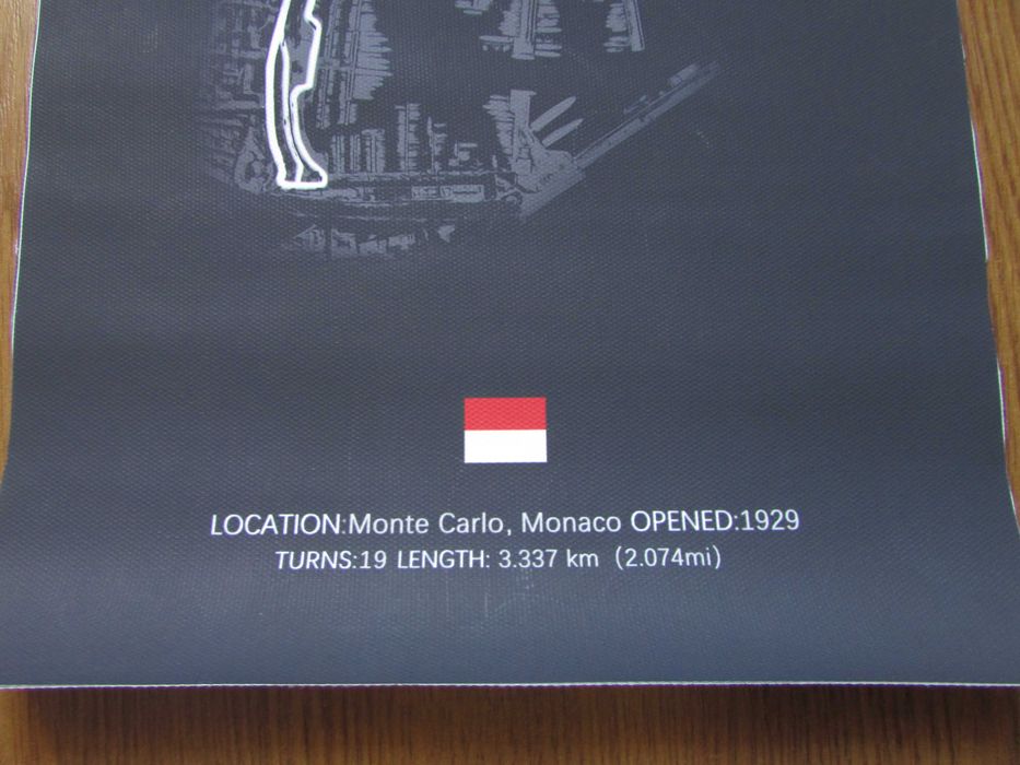 Poster f1 Circuit de Monaco