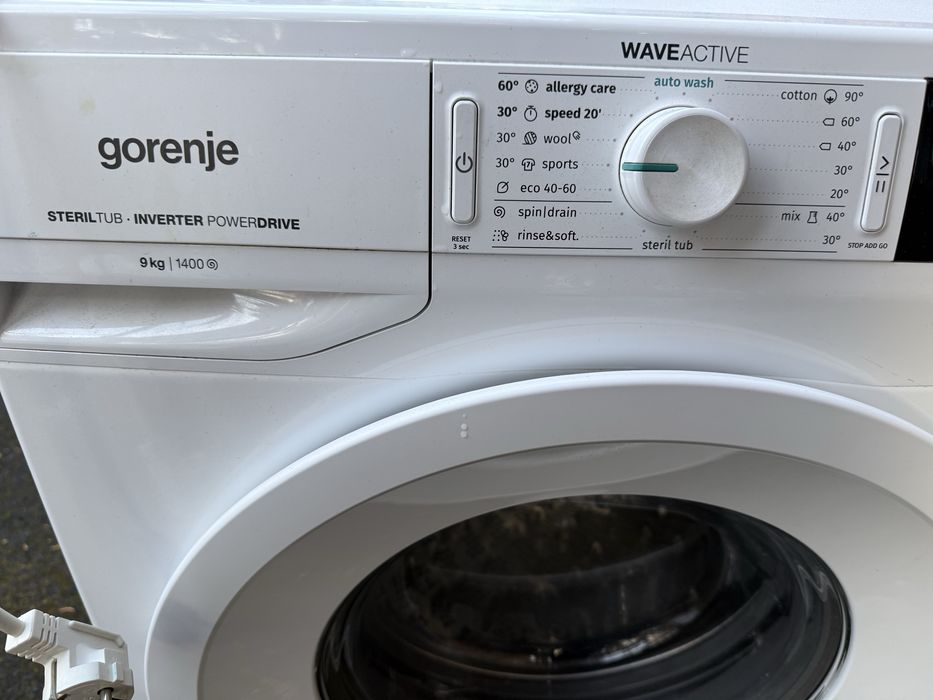 Masina de spalat rufe gorenje 9 kg waveactive detin de noua