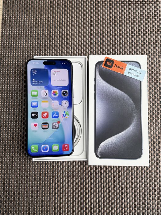 512GB!ЛИЗИНГ*51лв/м iPhone 15 Max Blue  айфон 15 про макс