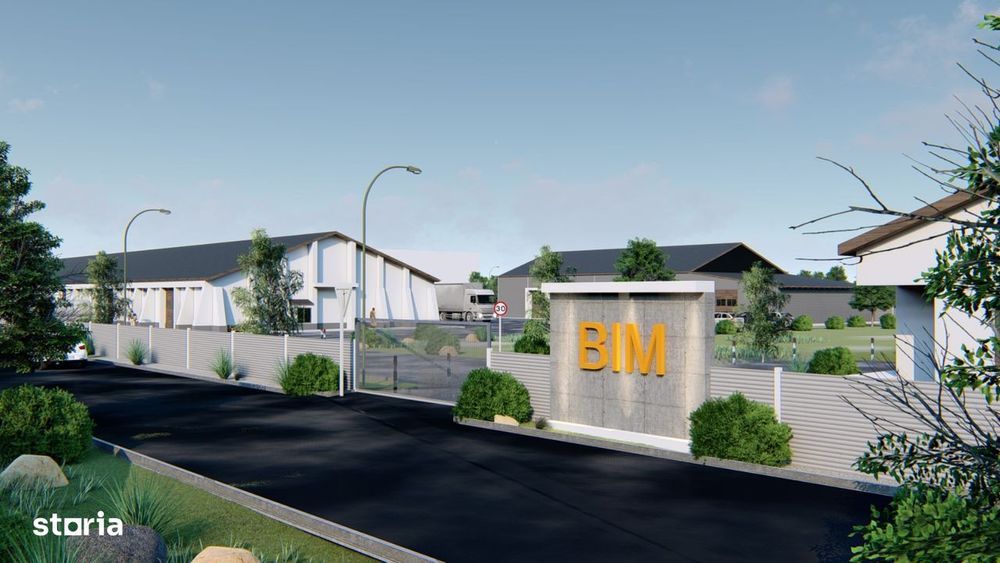 Hala depozitare, productie, showroom, de la 600mp la 1200mp, Tg. Neamt