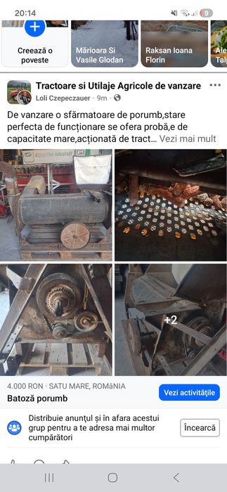 Batoza sfărmatoare de porumb