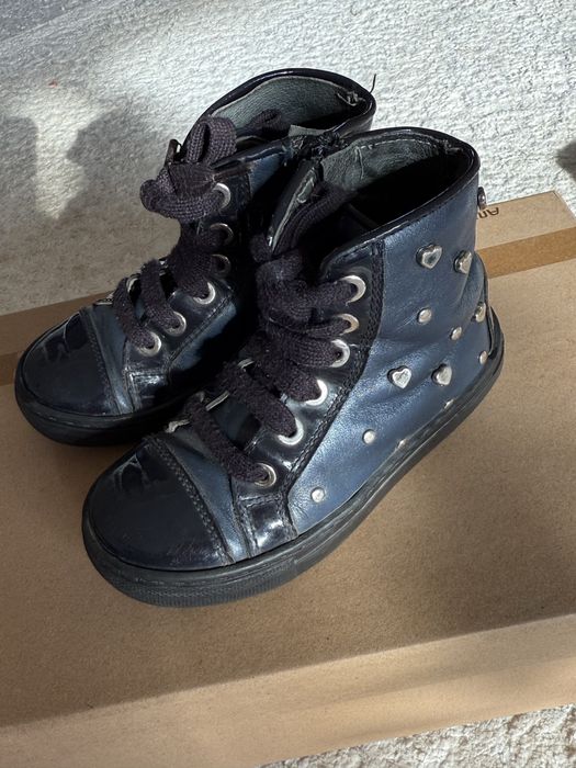 Ботинки кожаные Италия