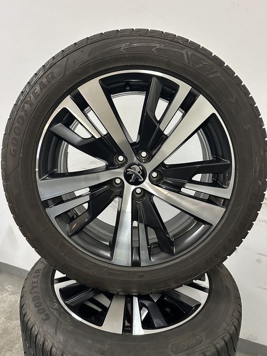 Jante 18 originale Peugeot 3008 5008 cu anvelope de iarna 225 55 18