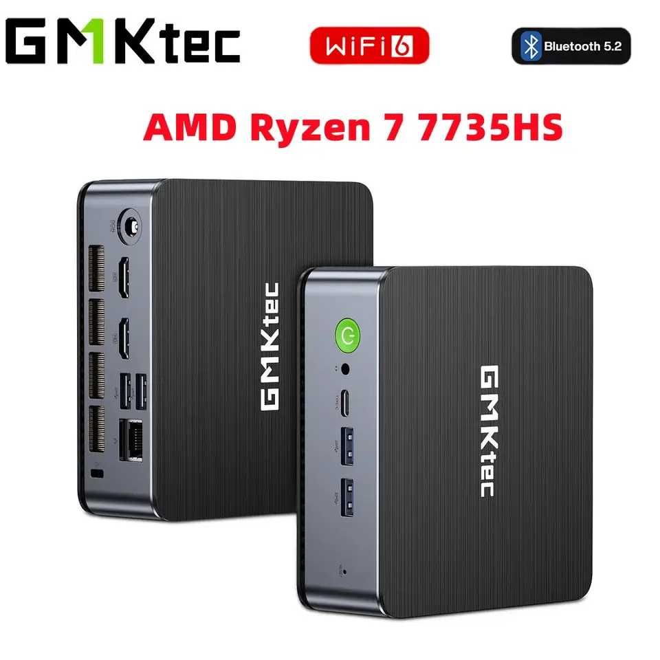 AMD Ryzen 7 7735HS. Mini PC. Мини компьютер. Mini kompyuter. Monoblok ...