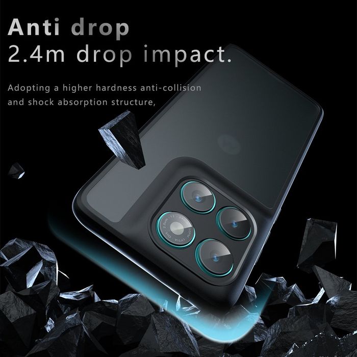Motorola 60 fusion силиконов кейс удароустойчив с матов гръб Нов модел