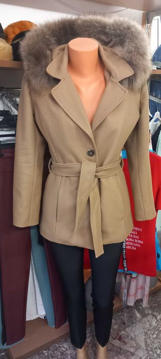 Дамско палто вълна и кашмир