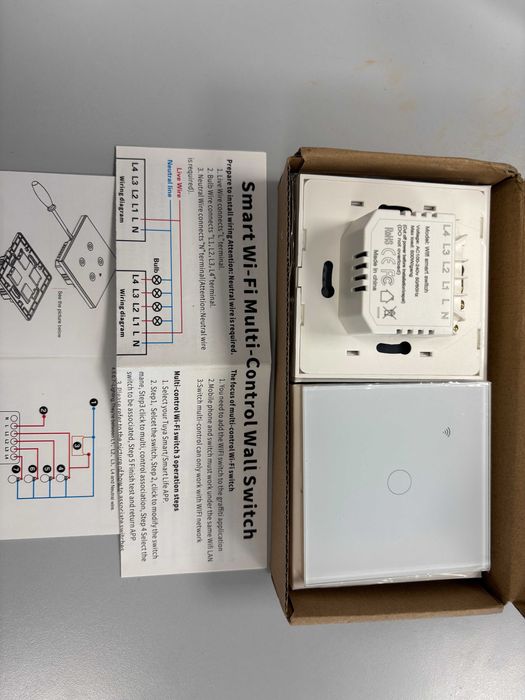 Intrerupator Cap Scara WIFI Switch Tuya