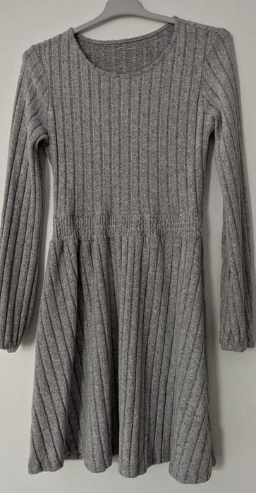 Rochie gri tricotata - M