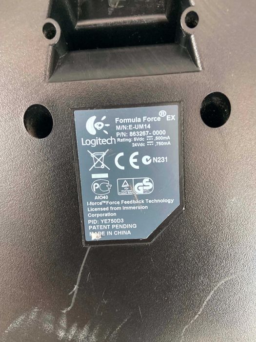 Волан С Педали Logitech Formula Force Ex