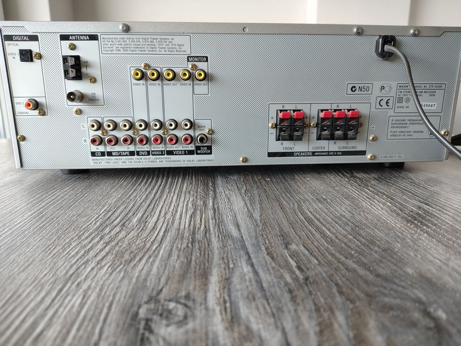 Receiver Sony STR-DE 495, 5.1 canale, Dolby Digital, DTS