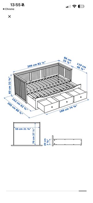 Cadru pat Divan Ikea