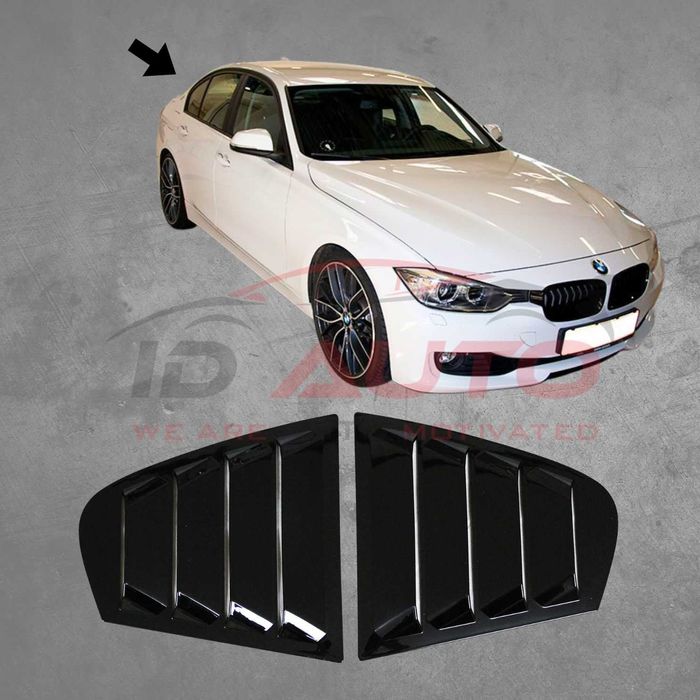 Добавки за задни странични стъкла BMW F30 – хриле, M-Style решетки